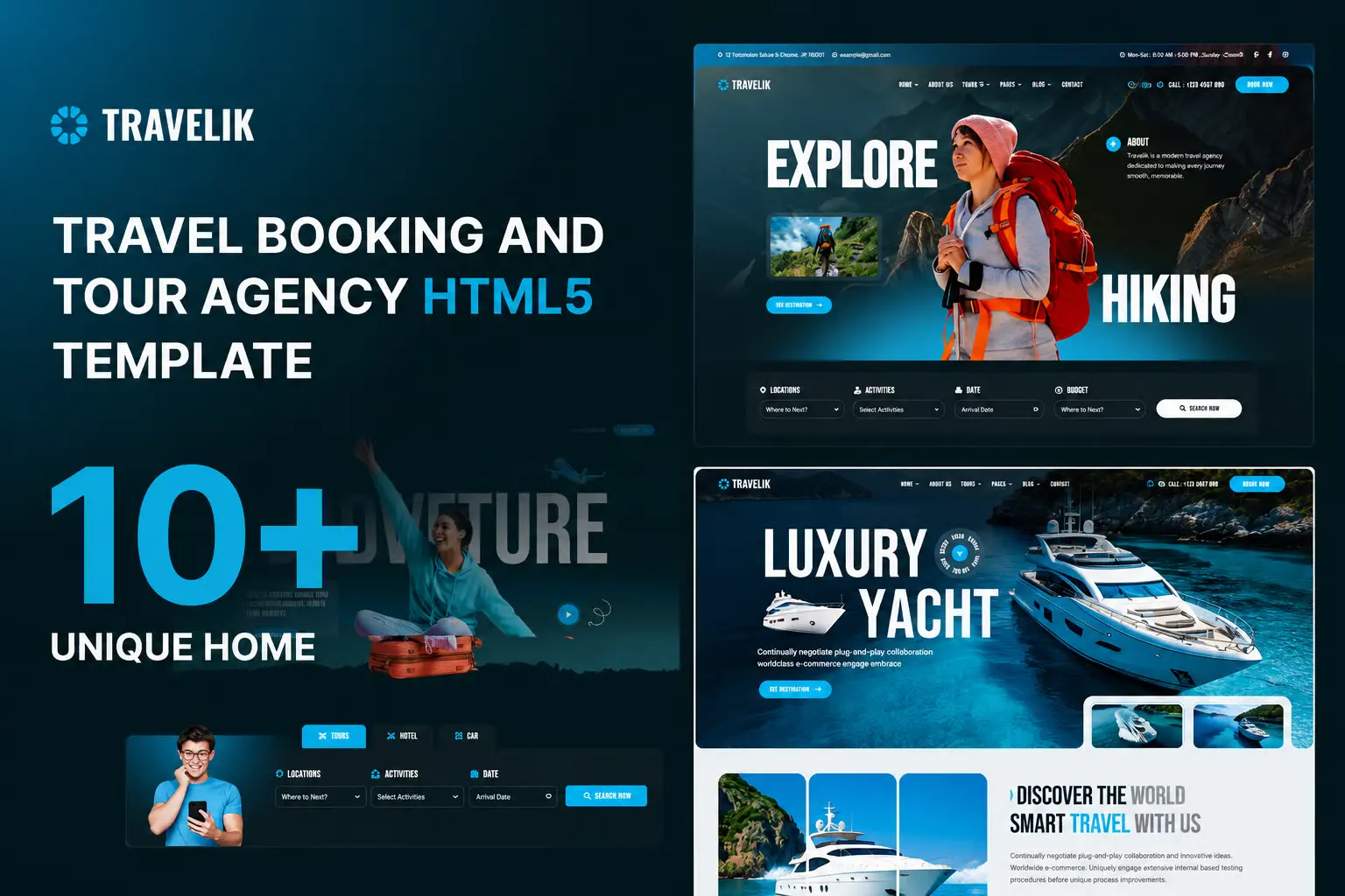 Travelik – Travel Booking & Tour Agency
