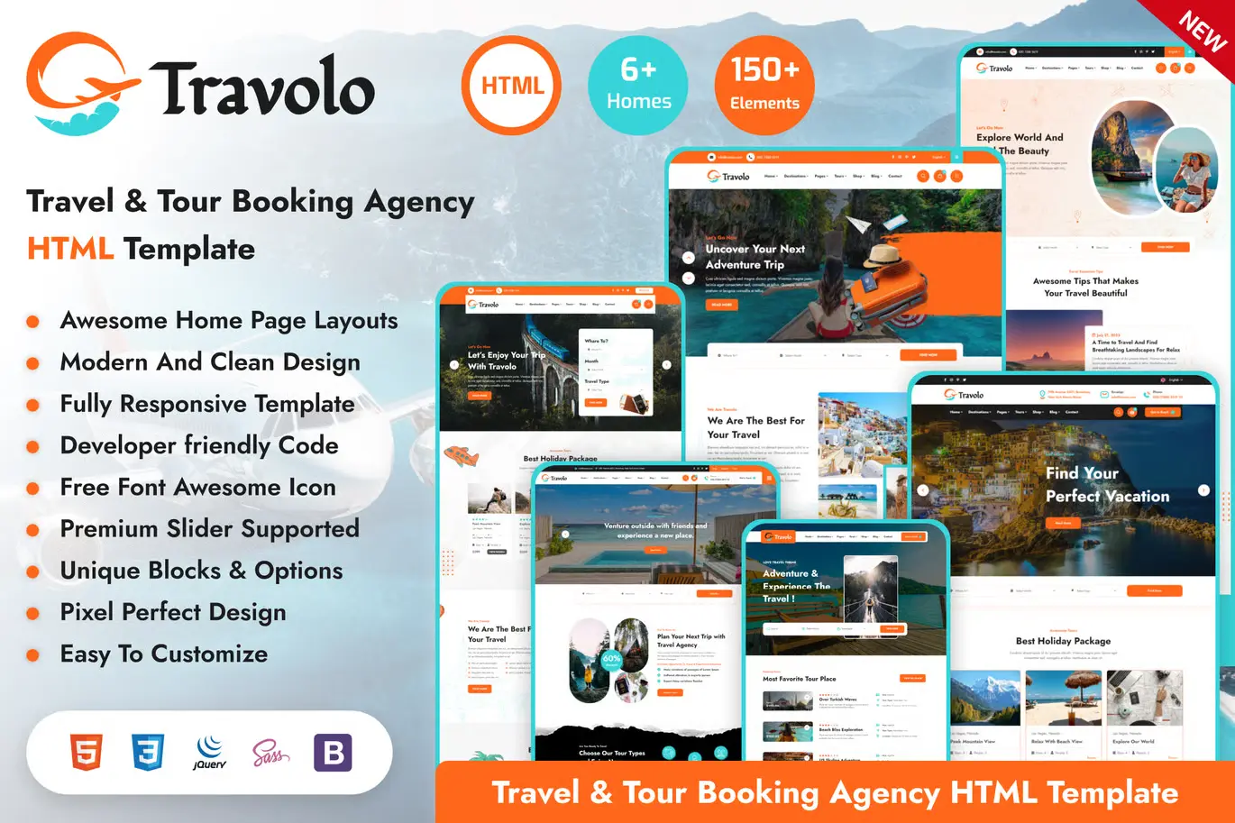 Travolo - Travel Agency Tour Booking