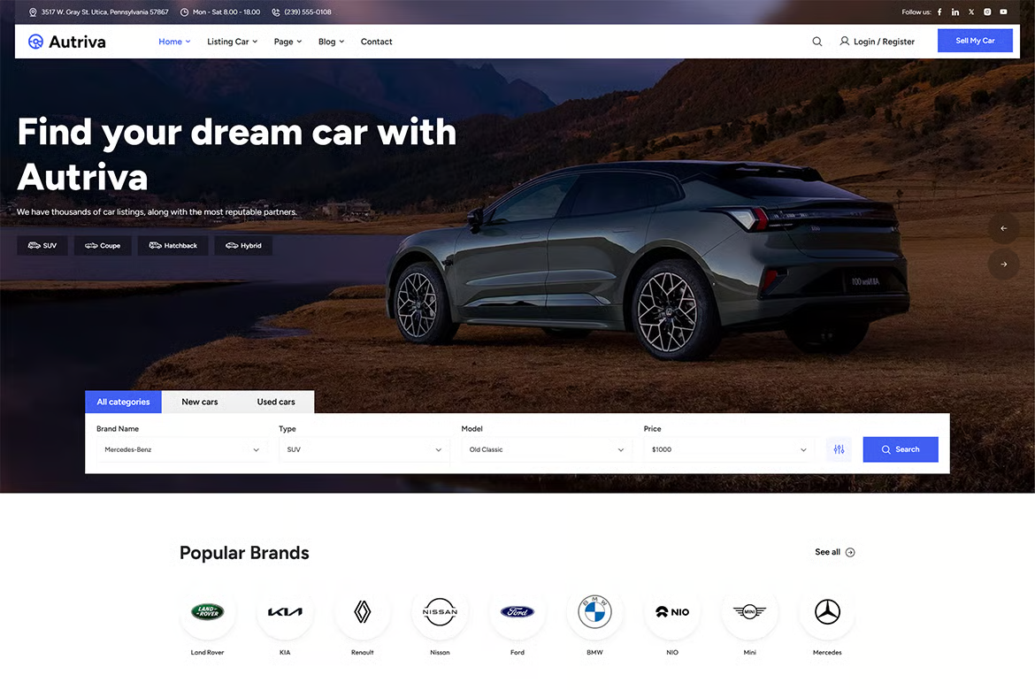 Autriva - Car Dealer
