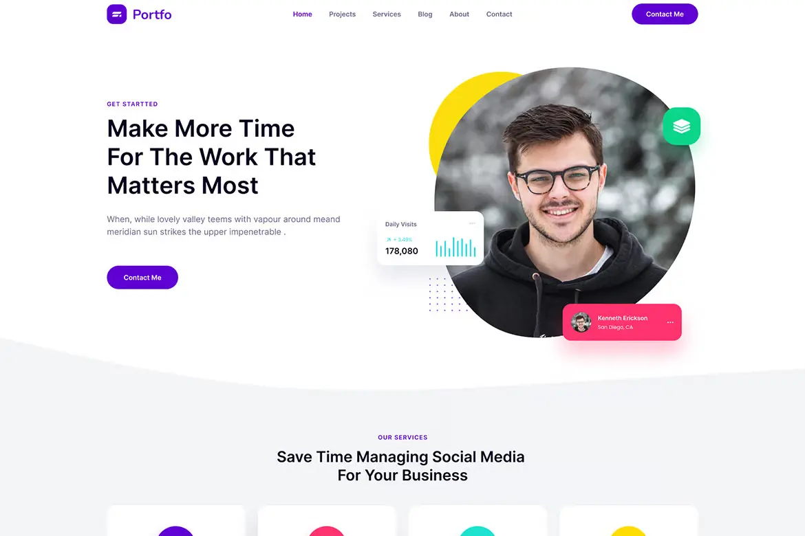 Portfo - Personal Portfolio